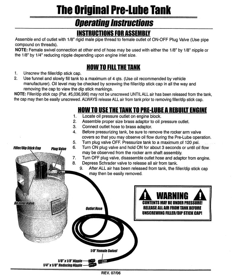 Engine Prelubricator Prelube System Engine Oiler