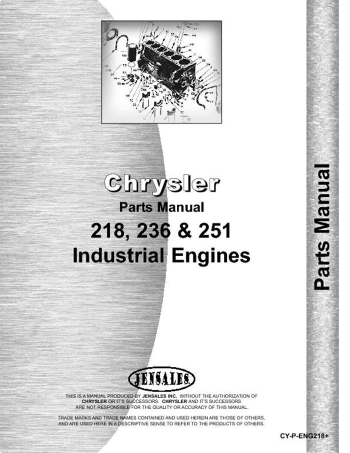 Chrysler 251 engine parts #1