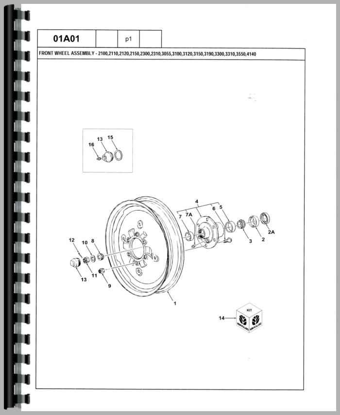 Ford 2110 Tractor Parts Manual