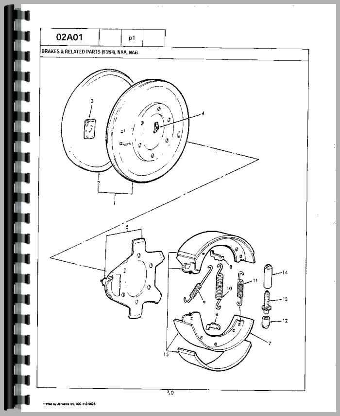 Ford 861 Tractor Parts Manual