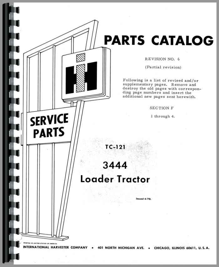 international 3444 tractor backhoe manual