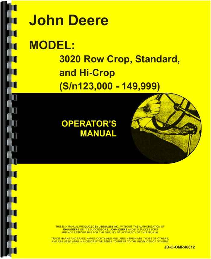 Download 3020 Deere John Manual Free