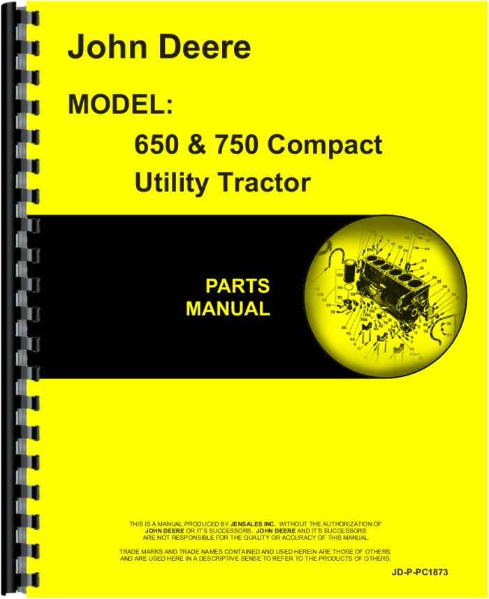 john deere 650 tractor parts diagram