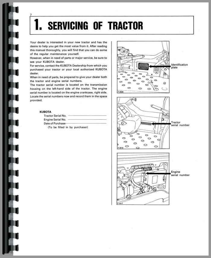 Kubota L4150 Tractor Operators Manual