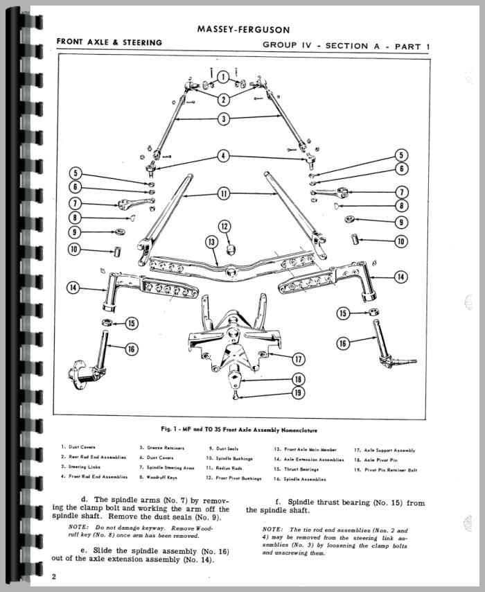 Massey Harris 50 Tractor Service Manual