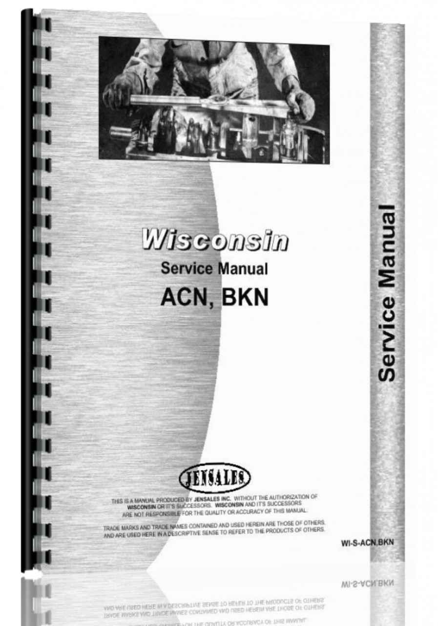 Wisconsin BKN Engine Service Manual