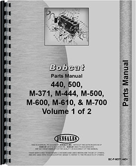 Bobcat M-610 Skid Steer Loader Parts Manual