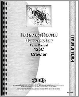 International Harvester 125C Crawler Parts Manual