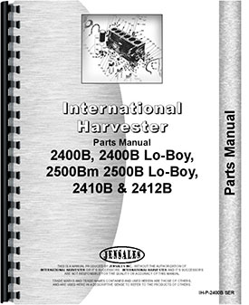 International Harvester 2400B Industrial Tractor Parts Manual