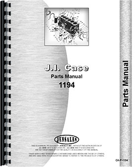 Case 1194 Tractor Parts Manual